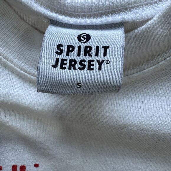 Spirit Jersey Vintage “Let It Snow” Red Snow Flakes Moose Fair Isle Shirt Size S - Picture 10 of 11